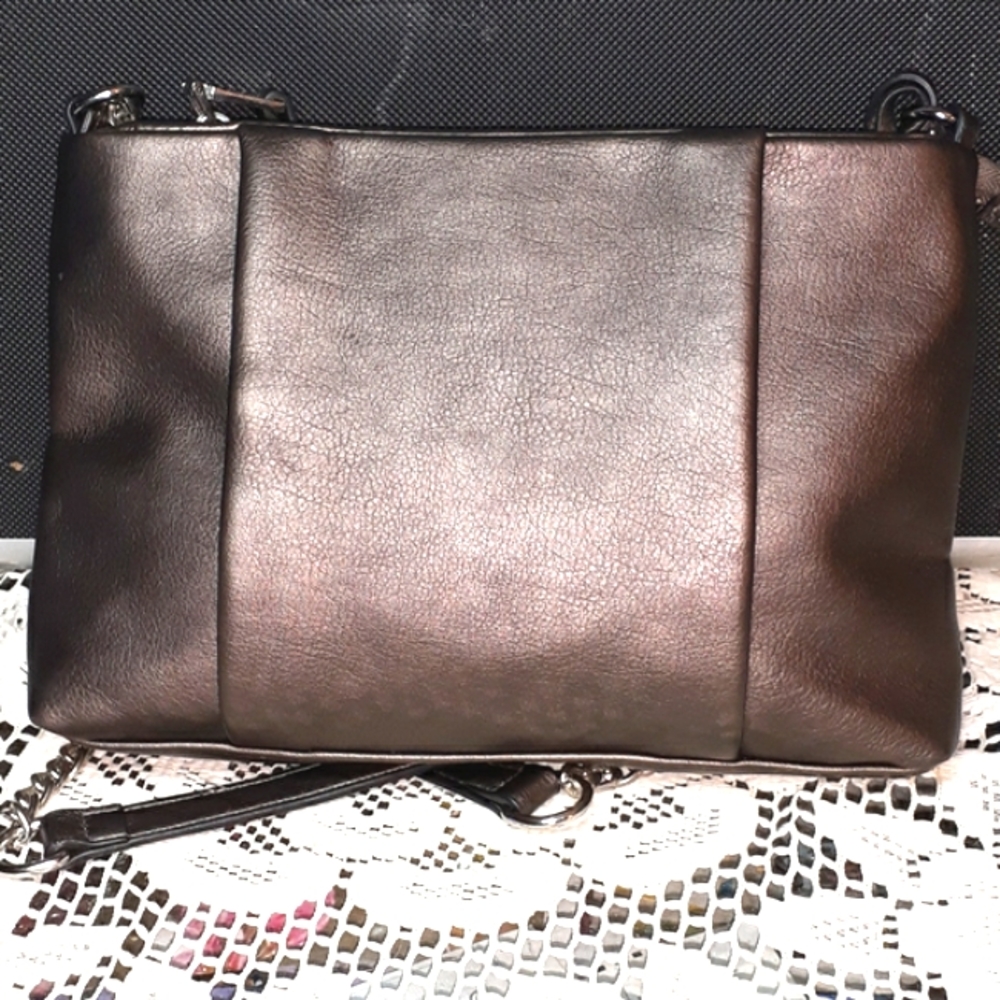 Sole Society Brown Bag With Chain Strap - Picture 2 of 4
